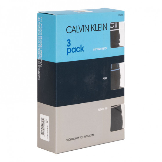 3PACK bokserki męskie Calvin Klein czarny (NB2007A-001)