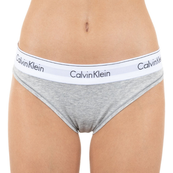 Majtki damskie Calvin Klein ponadwymiarowy szare (QF5118E-020)