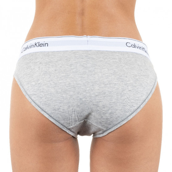 Majtki damskie Calvin Klein ponadwymiarowy szare (QF5118E-020)