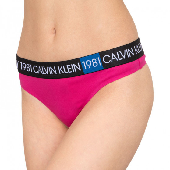 Stringi damskie Calvin Klein różowe (QF5448E-8ZK)