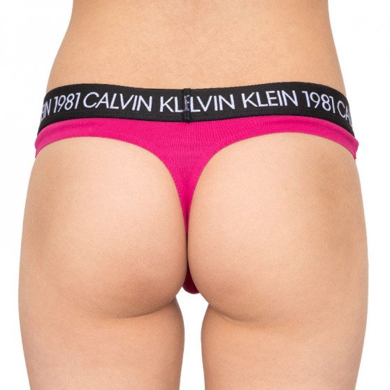 Stringi damskie Calvin Klein różowe (QF5448E-8ZK)
