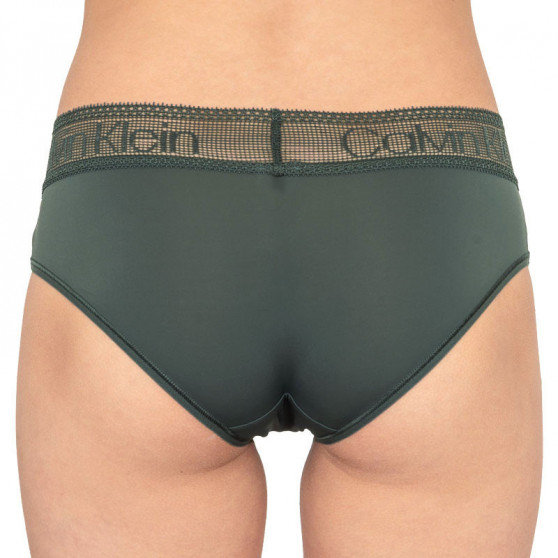 Spodnie damskie Calvin Klein khaki (QD3700E-AMH)