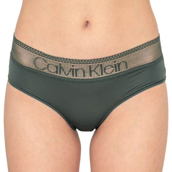 Spodnie damskie Calvin Klein khaki (QD3700E-AMH)