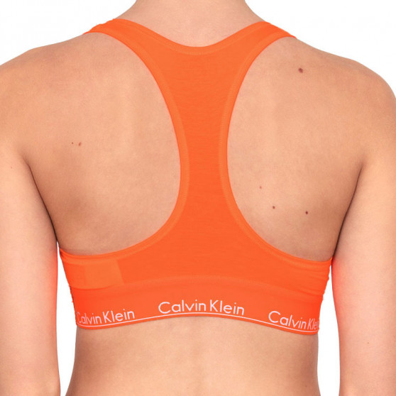 Biustonosz damski Calvin Klein pomarańczowy (QF1659E-6TQ)