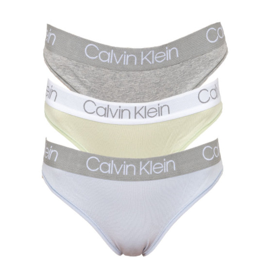 3PACK majtki damskie Calvin Klein wielokolorowe (QD3758E-IOB)