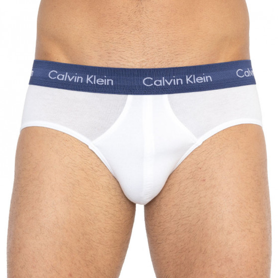 3PACK slipy męskie Calvin Klein biały (U2661G-BUH)