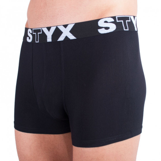 3PACK bokserki męskie Styx sportowe elastyczne ponadwymiarowy wielokolorowe (R9606162)