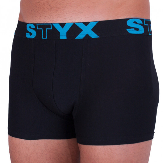 3PACK bokserki męskie Styx sportowe elastyczne ponadwymiarowy wielokolorowe (R9606162)