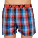 Bez opakowania - Bokserki męskie Styx sportowe elastyczne wielokolorowe (B803)