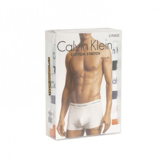 3PACK bokserki męskie Calvin Klein wielokolorowe (U2664G-LFW)