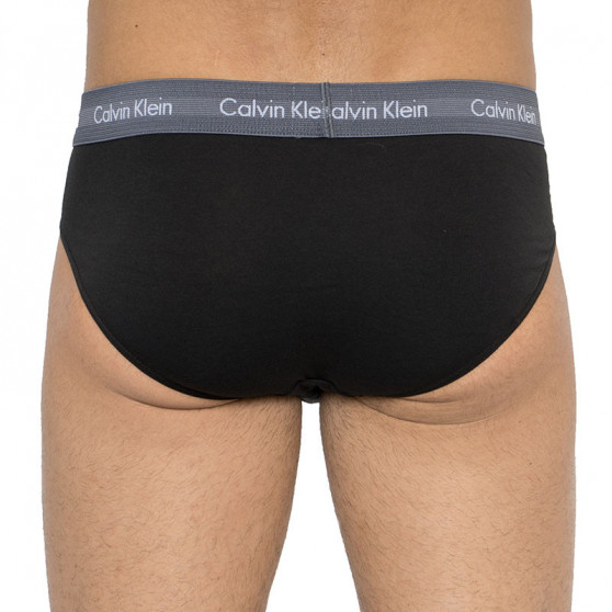 3PACK slipy męskie Calvin Klein czarny (U2661G-ORA)