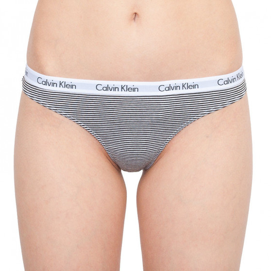 3PACK majtki damskie Calvin Klein wielokolorowe (QD3588E-QT6)