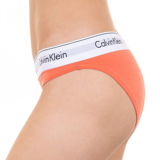 Majtki damskie Calvin Klein pomarańczowe (F3787E-GPT)