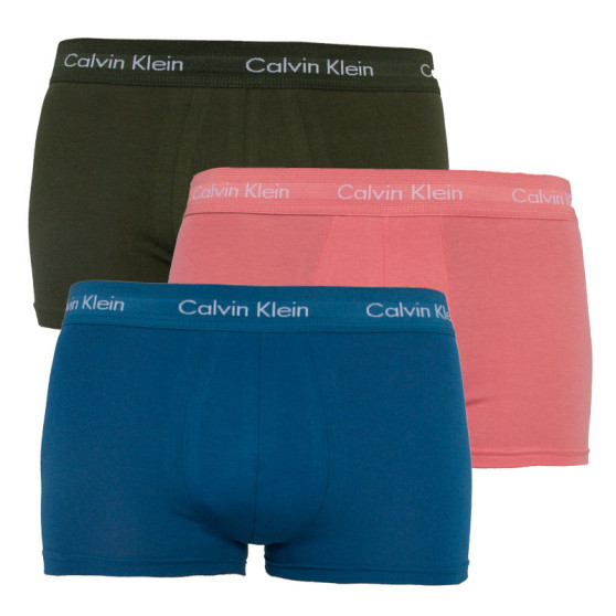3PACK bokserki męskie Calvin Klein wielokolorowe (U2664G-MXN)