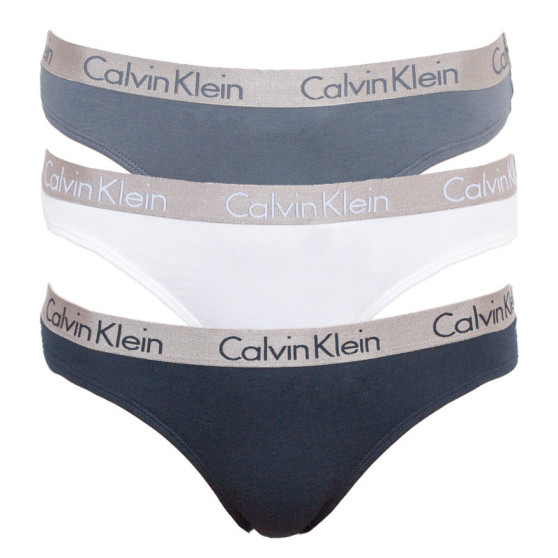 3PACK majtki damskie Calvin Klein wielokolorowe (QD3589E-CZ3)