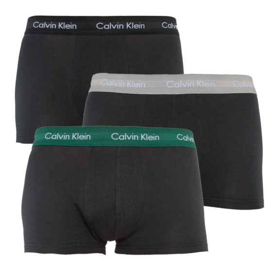3PACK bokserki męskie Calvin Klein czarny (U2664G-BAL)