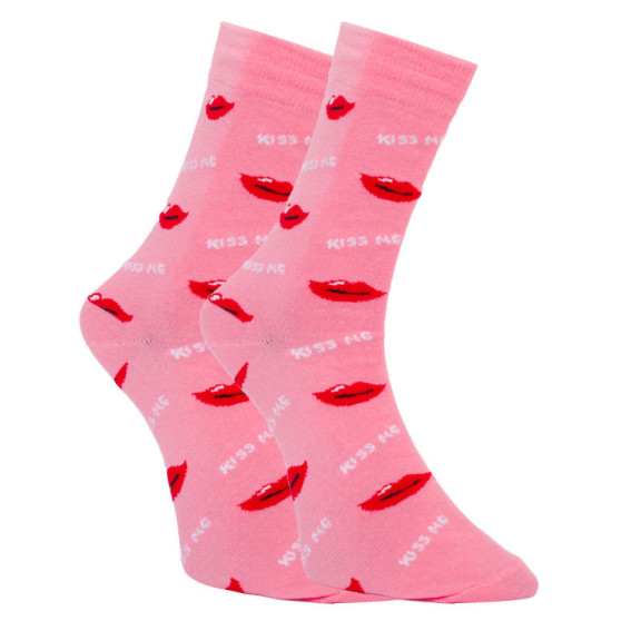 Szczęśliwe skarpetki Dots Socks z pocałunkami (DTS-SX-491-R)