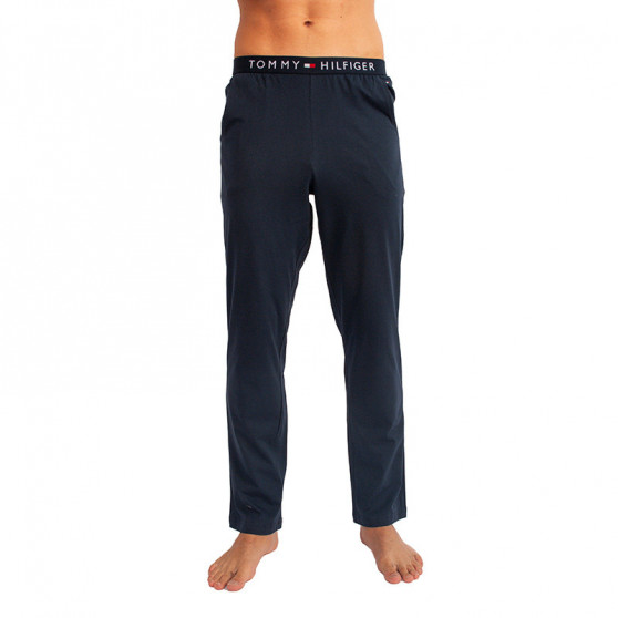 Męskie spodnie do spania Tommy Hilfiger ciemnoniebieski (UM0UM01186 416)