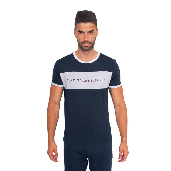 T-shirt męski Tommy Hilfiger granatowy (UM0UM01170 416)