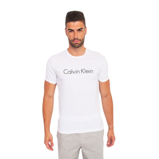T-shirt męski Calvin Klein biały (NM1129E-100)
