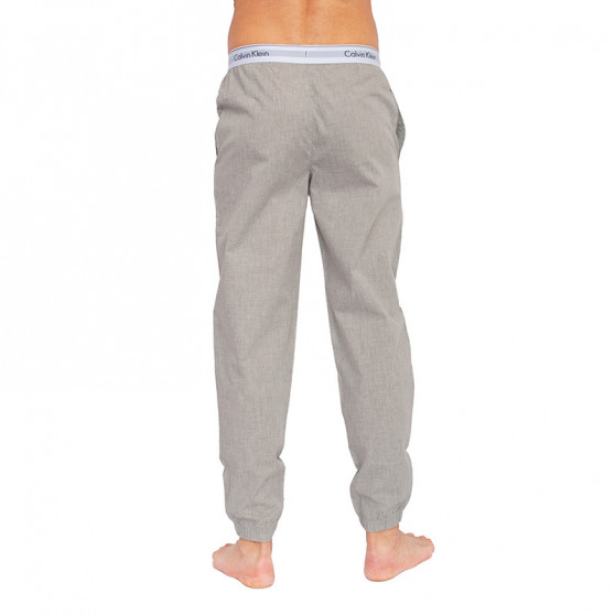 Męskie spodnie do spania Calvin Klein szary (NM1524E-080)