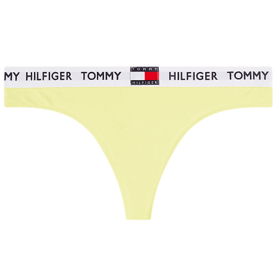 Stringi damskie Tommy Hilfiger żółte (UW0UW02198 ZA6)