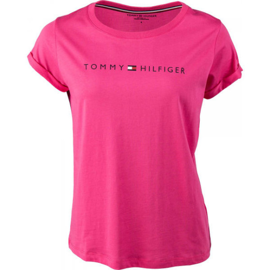 Koszulka damska Tommy Hilfiger różowy (UW0UW01618 TDO)