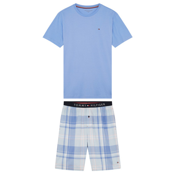 Piżama męska Tommy Hilfiger niebieski (UM0UM01851 0MZ)