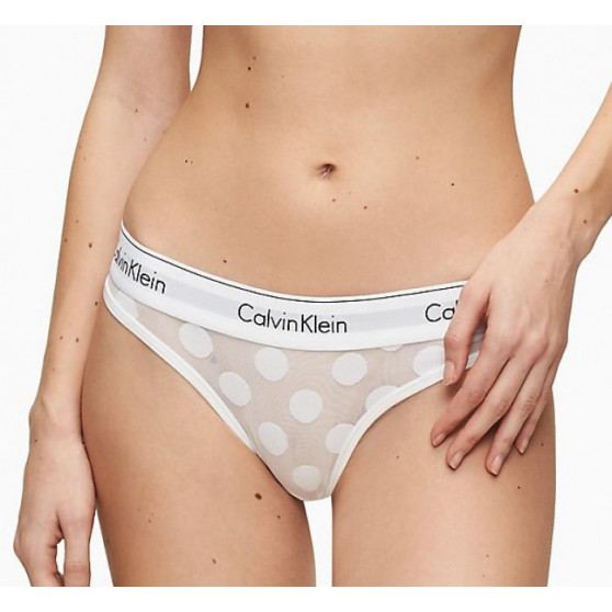 Stringi damskie Calvin Klein biały (QF5849E-100)