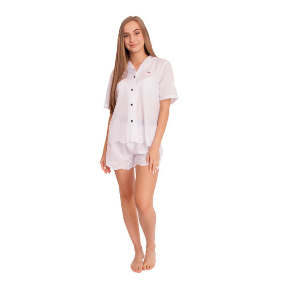 Piżama damska Tommy Hilfiger biała (UW0UW02322 YCD)