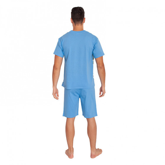 Piżama męska Foltýn ponadwymiarowy niebieska (FPKN5)