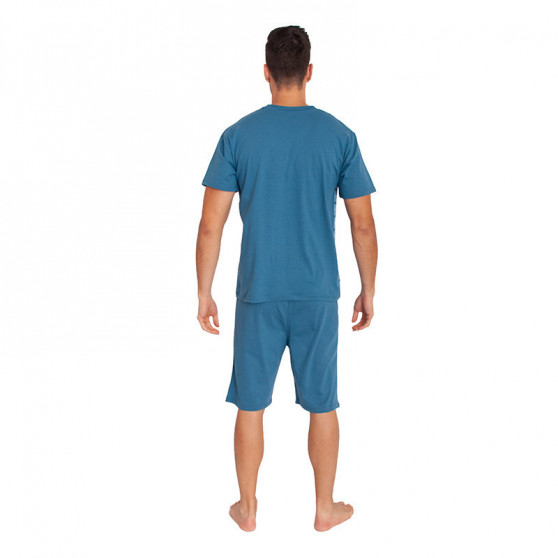 Piżama męska Foltýn ponadwymiarowy niebieska (FPKN7)