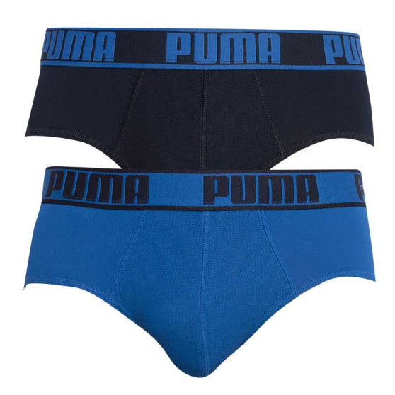 2PACK slipy męskie Puma sportowe niebieskie (671021001 001)