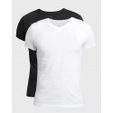 2PACK koszulka męska Gant czarny/biały (900002118-111)