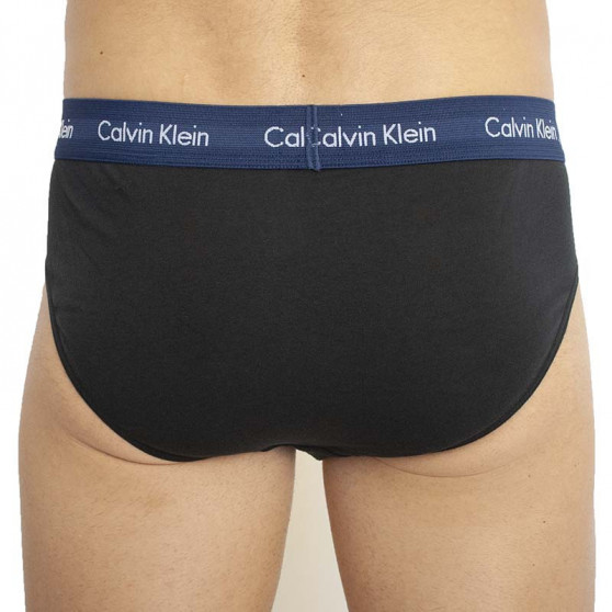 3PACK slipy męskie Calvin Klein czarny (U2661G-9HC)