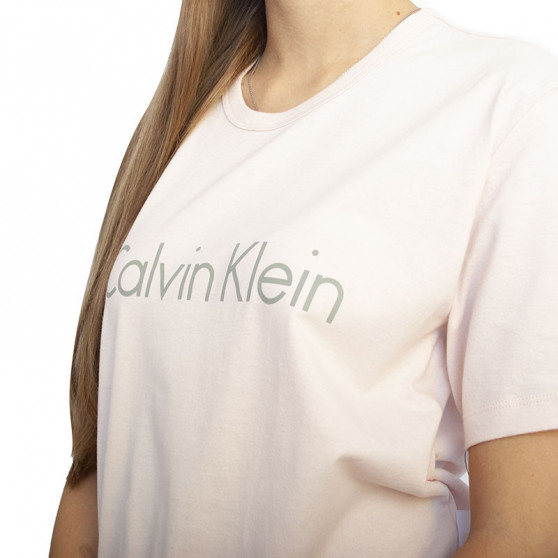 Koszulka damska Calvin Klein różowy (QS6105E-2NT)
