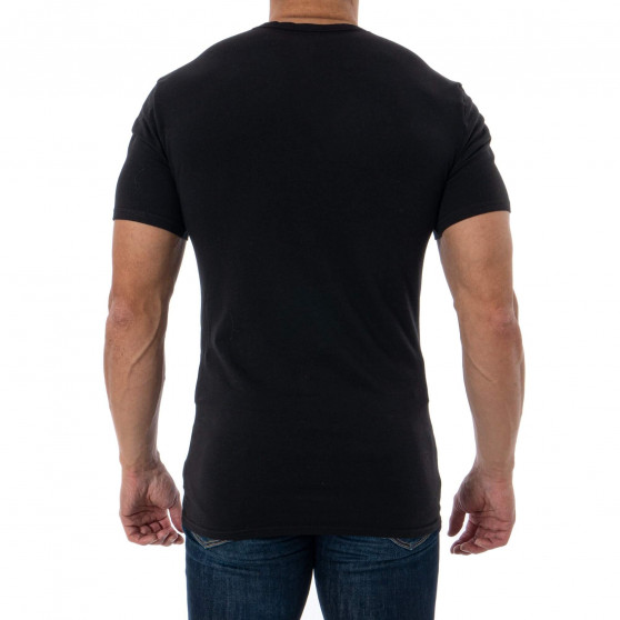 2PACK Koszulka męska CK ONE V neck czarna (NB2408A-001)