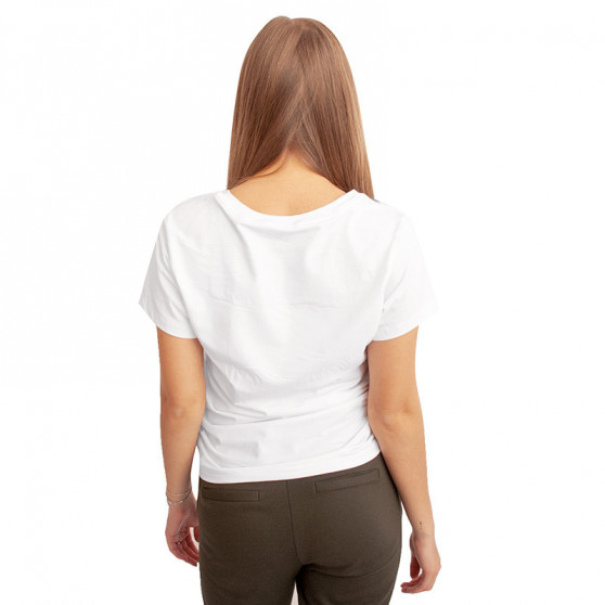 2PACK T-shirt damski CK ONE biały (QS6442E-100)