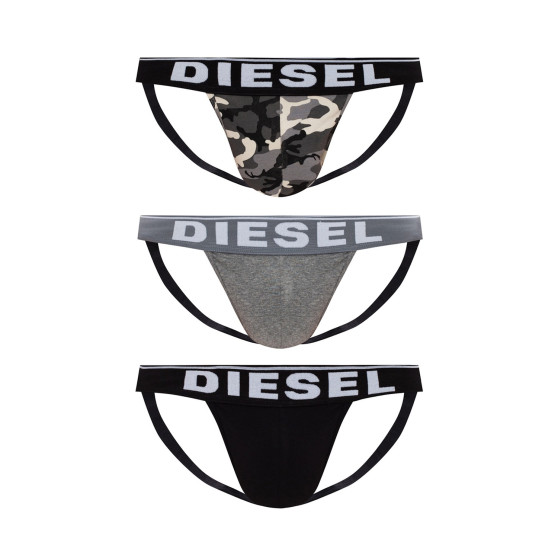 3PACK skarpety męskie Diesel wielokolorowe (00SH9I-0WBAE-E5359)