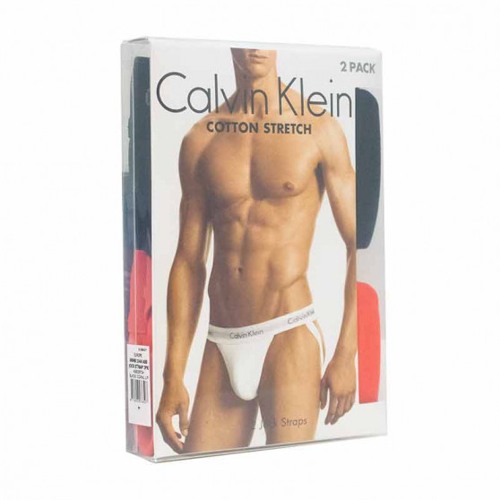 2PACK skarpety męskie Calvin Klein wielokolorowe (NB1354A-ABE)