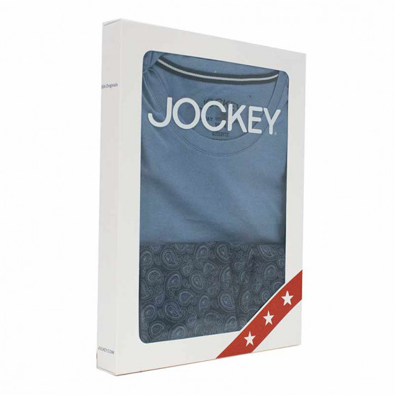Piżama męska Jockey niebieski ponadwymiarowy (500001 454)