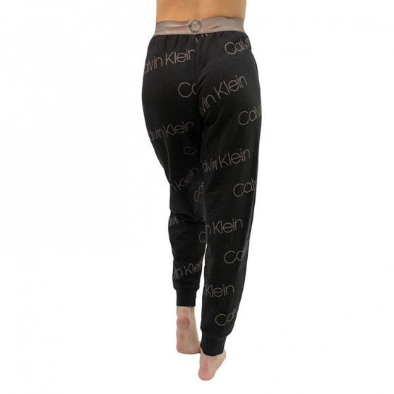Damskie spodnie do spania Calvin Klein czarne (QS6510E-96Y)