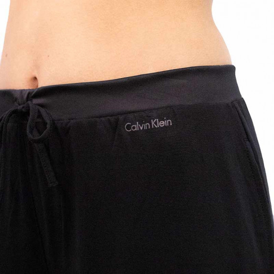 Damskie spodnie do spania Calvin Klein czarne (QS6527E-UB1)
