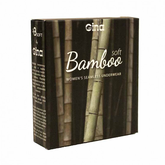 Majtki damskie Gina bamboo czarne (00046)
