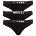 3PACK stringi damskie Diesel czarny (00SE0K-0EAUF-E4101)
