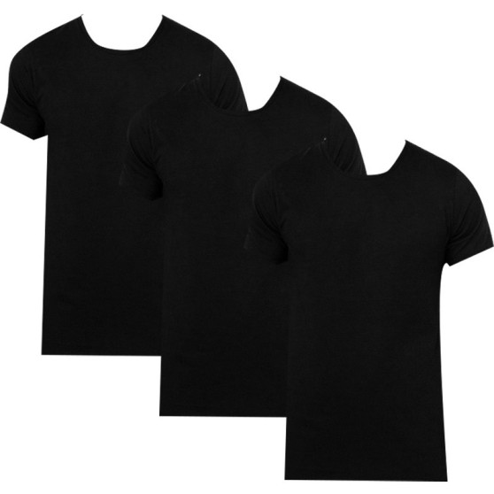 3PACK t-shirt męski Calvin Klein czarny (NB4011E-001)