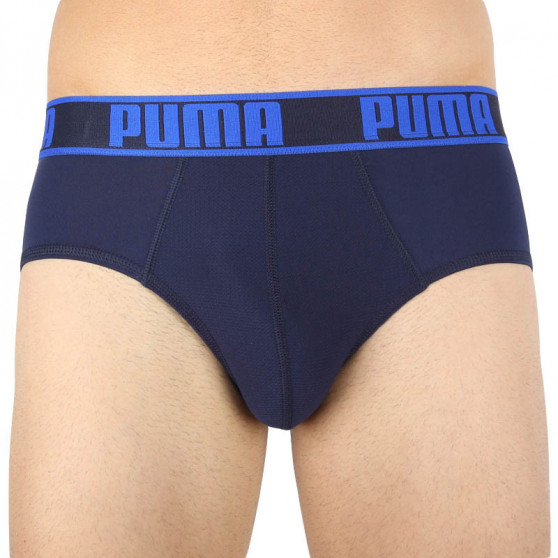 2PACK slipy męskie Puma sportowe niebieskie (671021001 003)
