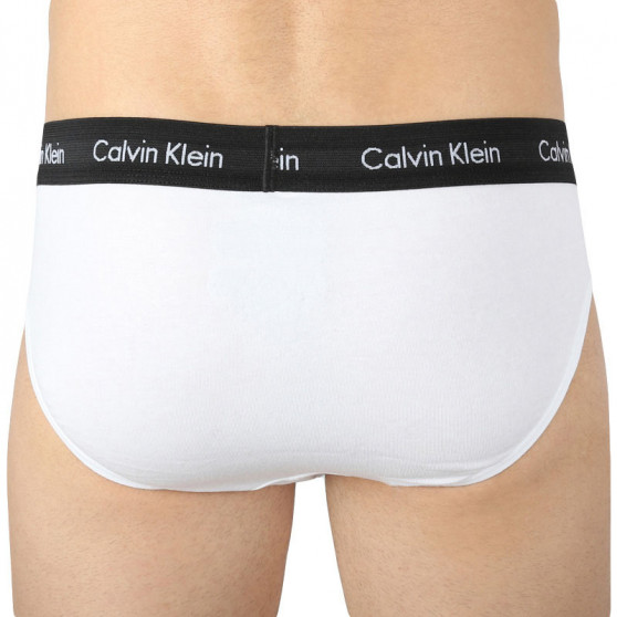 3PACK slipy męskie Calvin Klein biały (U2661G-M9E)