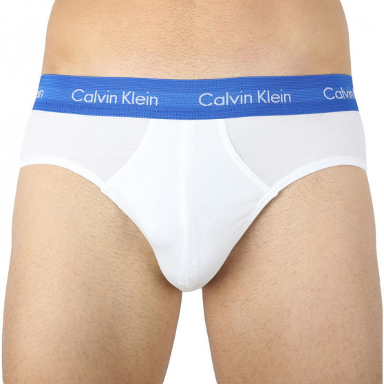 3PACK slipy męskie Calvin Klein biały (U2661G-M9E)