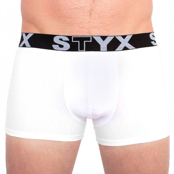 3PACK bokserki męskie Styx sportowe elastyczne ponadwymiarowy białe (R10616161)